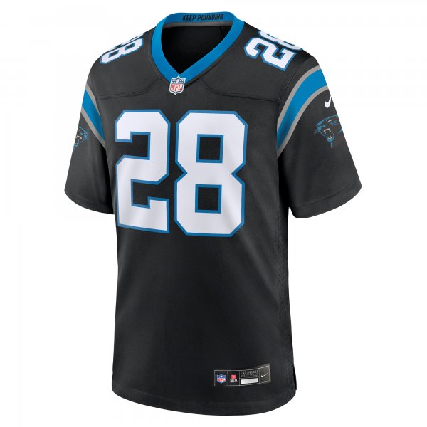 Men's Carolina Panthers Tarik Cohen Nike  Black  Game Jersey