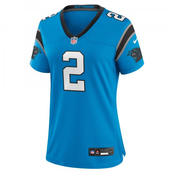 Women's Carolina Panthers D.J. Moore Nike Blue Player Jersey