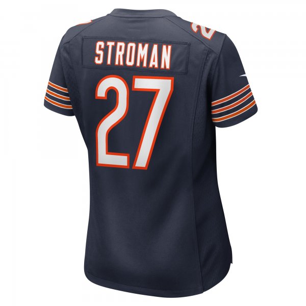 Women's Chicago Bears Greg Stroman Nike  Navy Team Game Jersey