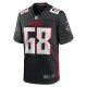 Men's Atlanta Falcons Kyle Hinton Nike  Black Team Game Jersey