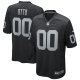 Men's Las Vegas Raiders Jim Otto Nike Black Game Retired Player Jersey