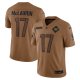 Men's Washington Commanders #17 Terry McLaurin Nike Brown 2023 Salute To Service Limited Jersey