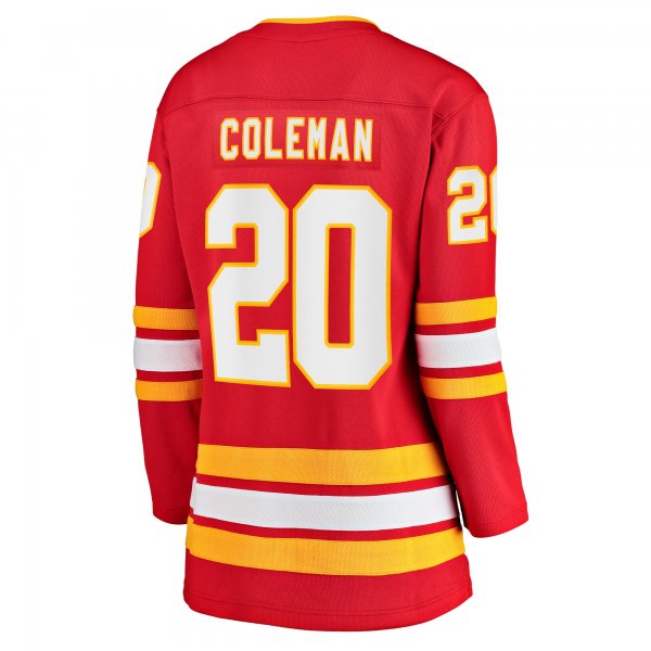 Women's Calgary Flames Blake Coleman Fanatics Red Home Breakaway Player Jersey