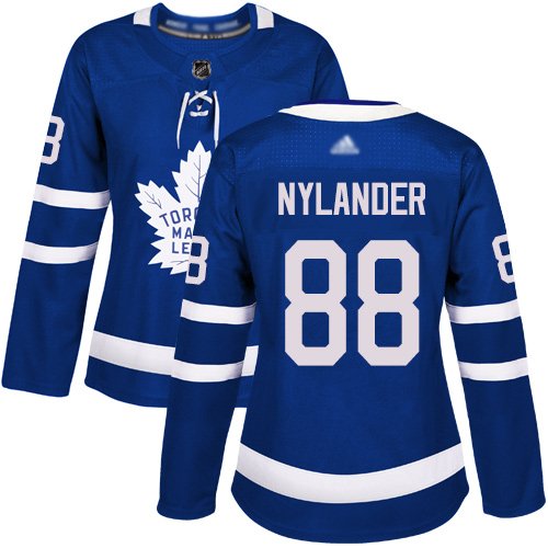 Toronto Maple Leafs #88 William Nylander Blue Home Women's Stitched NHL Jersey