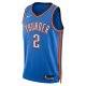 Unisex Oklahoma City Thunder Shai Gilgeous-Alexander Nike Blue Swingman Replica Jersey - Icon Edition