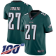 Philadelphia Eagles #27 Malcolm Jenkins Midnight Green Team Color Men's Stitched NFL 100th Season Vapor Limited Jersey