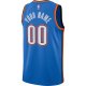 Men's Oklahoma City Thunder Nike Blue Custom Swingman Jersey - Icon Edition