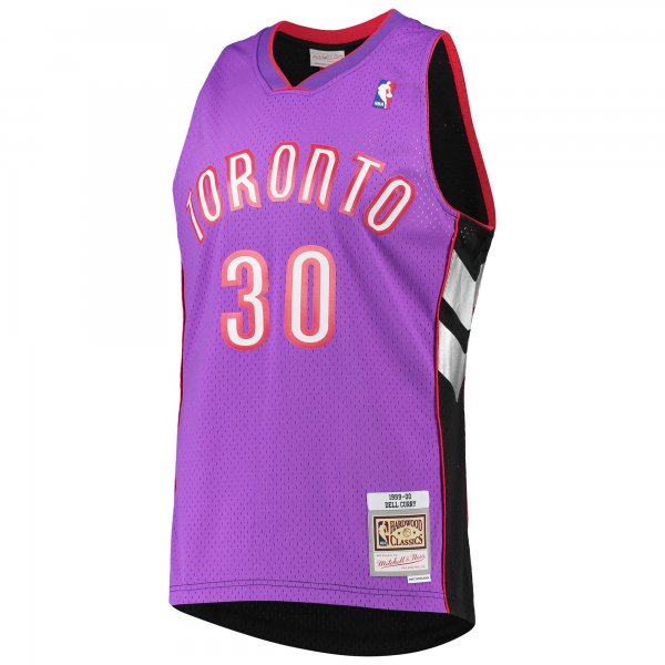 Men's Toronto Raptors Dell Curry Mitchell & Ness Purple 2001/02 Hardwood Classics Swingman Jersey