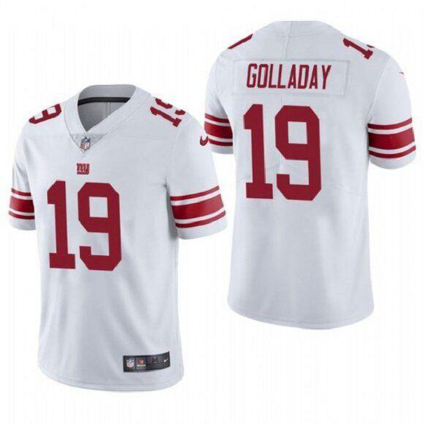 Men's New York Giants #19 Kenny Golladay Vapor White Limited NFL Jersey