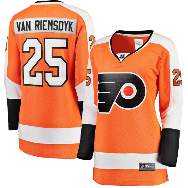 Women's Philadelphia Flyers James van Riemsdyk Fanatics Orange Home Breakaway Player Jersey