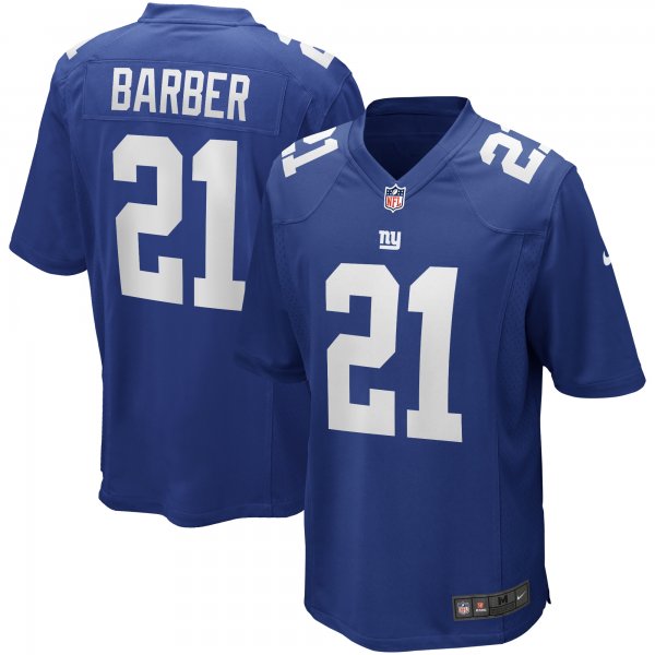 Men's New York Giants Tiki Barber Nike Royal Game Retired Player Jersey