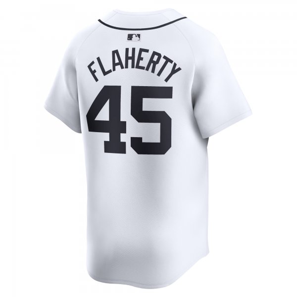 Men's Detroit Tigers Jack Flaherty Nike White Home Limited Player Jersey