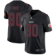 San Francisco 49ers #80 Jerry Rice Black Men's Stitched NFL Limited Rush Impact Jersey