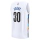 Men's Brooklyn Nets Seth Curry Fanatics White Fastbreak Jersey - City Edition