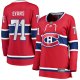 Women's Montreal Canadiens Jake Evans Fanatics Red Home Breakaway Player Jersey