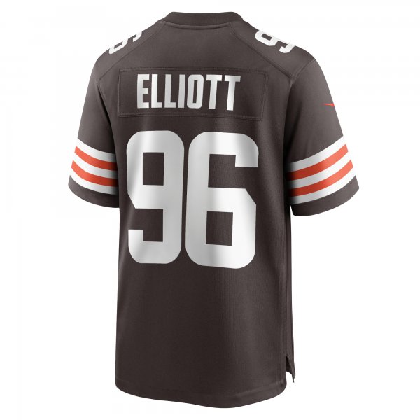 Men's Cleveland Browns Jordan Elliott Nike Brown Game Jersey