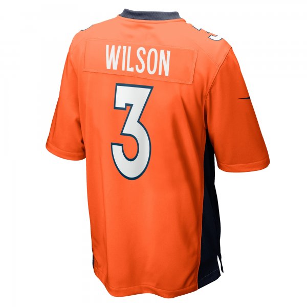 Youth Denver Broncos Russell Wilson Nike Orange Game Jersey