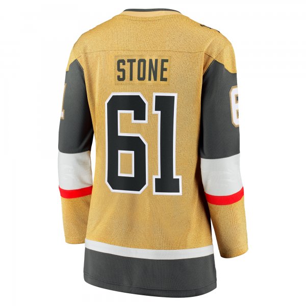 Women's Vegas Golden Knights Mark Stone Fanatics Gold Captain Patch Home Breakaway Player Jersey