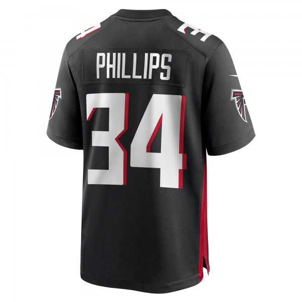 Men's Atlanta Falcons Clark Phillips III Nike  Black Team Game Jersey