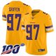 Minnesota Vikings #97 Everson Griffen Gold Men's Stitched NFL Limited Inverted Legend 100th Season Jersey