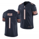 Youth Chicago Bears #1 Justin Fields Navy 2021 NFL Draft Vapor Untouchable Limited Stitched Jersey