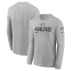 Men's Nike Gray San Francisco 49ers 2024 Salute To Service Long Sleeve T-Shirt