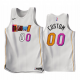 Miami Heat Custom #00 White 2022-23 City Edition Jersey