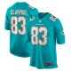 Men's Miami Dolphins Chase Claypool Nike  Aqua  Game Jersey