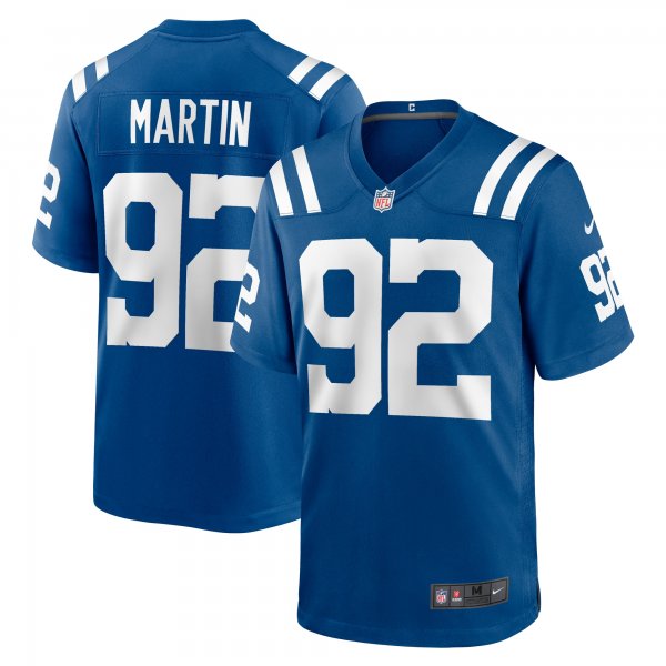 Men's Indianapolis Colts Jacob Martin Nike  Royal Team Game Jersey