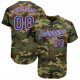 Men's Custom Camo Royal-Red Authentic Baseball Jersey