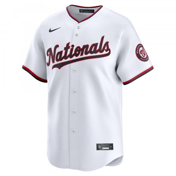 Men's Washington Nationals Carter Kieboom Nike White Home Limited Player Jersey