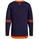 Men's Edmonton Oilers adidas Navy Alternate Primegreen Blank Jersey