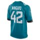 Men's Jacksonville Jaguars Andrew Wingard Nike Teal Game Jersey