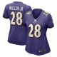 Women's Baltimore Ravens Trayvon Mullen Jr. Nike  Purple Team Game Jersey