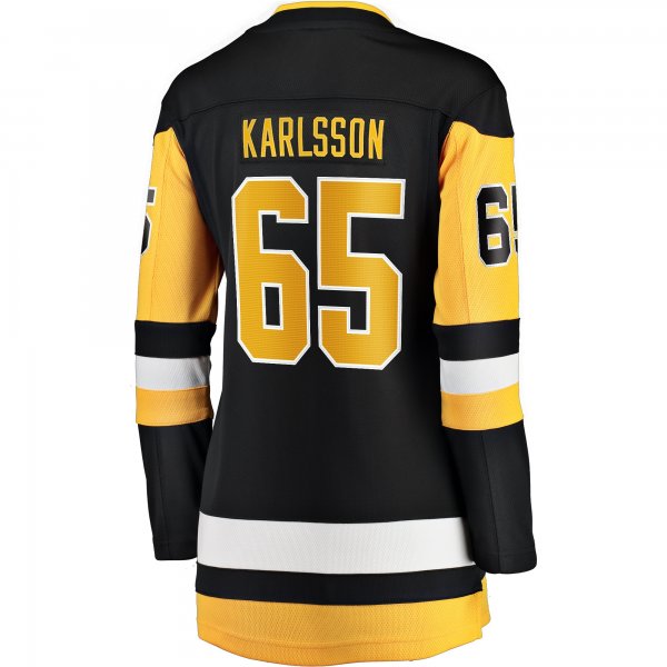 Women's Pittsburgh Penguins Erik Karlsson Fanatics Black Home Breakaway Jersey