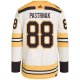 Men's Boston Bruins David Pastrnak adidas Cream  Primegreen 100th Anniversary Player Jersey