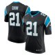 Men's Carolina Panthers Jeremy Chinn Nike Black Vapor Limited Jersey