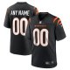 Men's Cincinnati Bengals Nike Black Game Custom Jersey