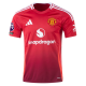 adidas Manchester United Luke Shaw Home Jersey w/ EPL + No Room For Racism 24/25 (MUFC Red)