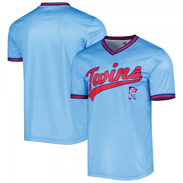 Men's Minnesota Twins Stitches Light Blue Cooperstown Collection Team Jersey