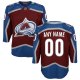 Youth Colorado Avalanche Burgundy Home Premier Custom Jersey