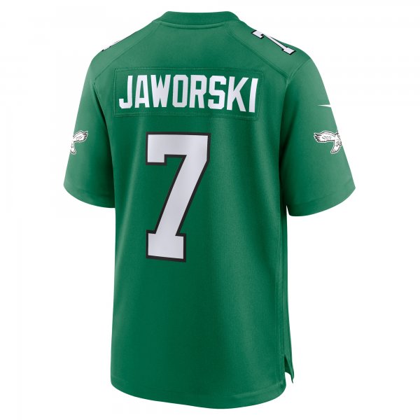 Men's Philadelphia Eagles Ron Jaworski Nike Kelly Green Alternate Game Jersey