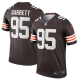 Men's Cleveland Browns #95 Myles Garrett Nike Brown Legend Player Jersey