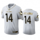 Miami Dolphins #14 Ryan Fitzpatrick Men's Nike White Golden Edition Vapor Limited NFL 100 Jersey