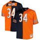 Men's Chicago Bears Walter Payton Mitchell & Ness Navy/Orange Big & Tall Split Legacy Retired Player Replica Jersey