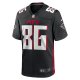 Men's Atlanta Falcons CJ Saunders Nike  Black Team Game Jersey