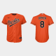 Youth Baltimore Orioles #8 Cal Ripken Jr. Orange MLB Jersey