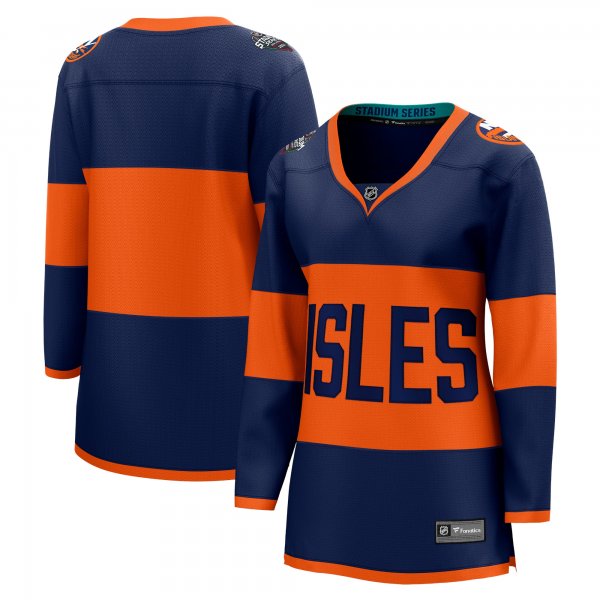 Women's New York Islanders  Fanatics Navy 2024 NHL Stadium Series Breakaway Jersey