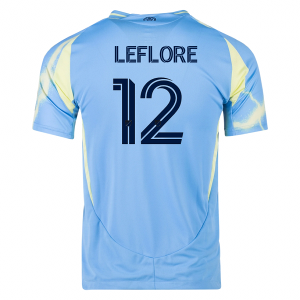adidas Philadelphia Union Isaiah LeFlore Away Jersey 25/26 (Blue/Yellow)