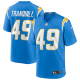 Men's Los Angeles Chargers #49 Drue Tranquill Nike Powder Blue Game Jersey